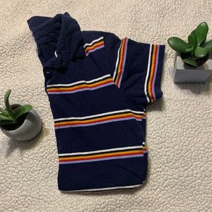 🌈Multicolored Striped Crop Top🌈